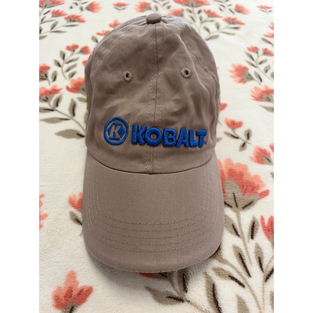 NASCAR Jimmie Johnson 48 Kobalt Team Lowes Racing Hat Tan Adjustable Cap